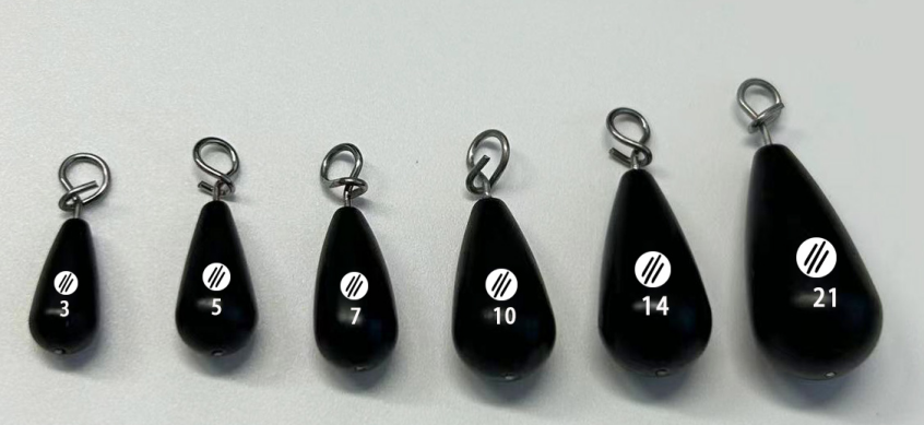 Strepen Tungsten Als Sinker