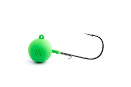 Stripes Tungsten Round Jig 5/0 - Jighaken Jigköpfe Jighead -