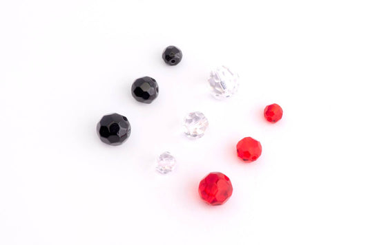 Stripes Glas Beads / Glasperlen