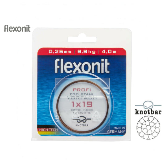Flexonit Stahlvorfach 1x19 4 Meter