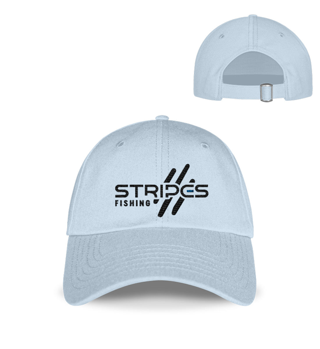 Stripes Baseball Cap mit Stickerei