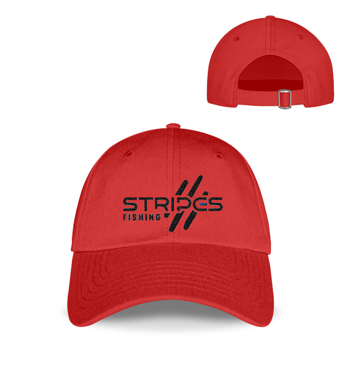 Stripes Baseball Cap mit Stickerei